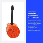 Banda interna per bicicletta 700 x 18-28C - Valvola a frizione francese - TPU - Duraturo - Adatto per biciclette da corsa - Facile da utilizzare - Tubo di bicicletta