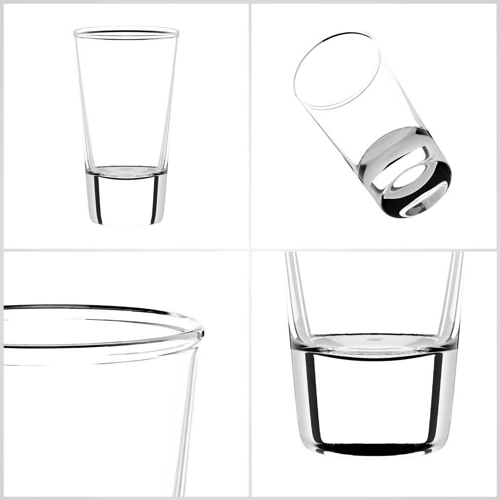 Set di bicchierini da vodka KADAX da 28 ml e bicchierini da shot per liquori, 12 pezzi