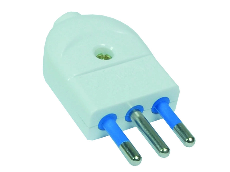 SPINA NORMALE 2P+T BIANCA- - 10A bianca - 20 pezzi SYNTESY
