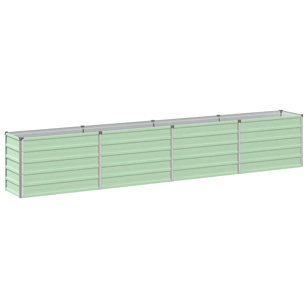 Letto rialzato da giardino Verde Pastello 320 x 40 x 55 cm 8006272
