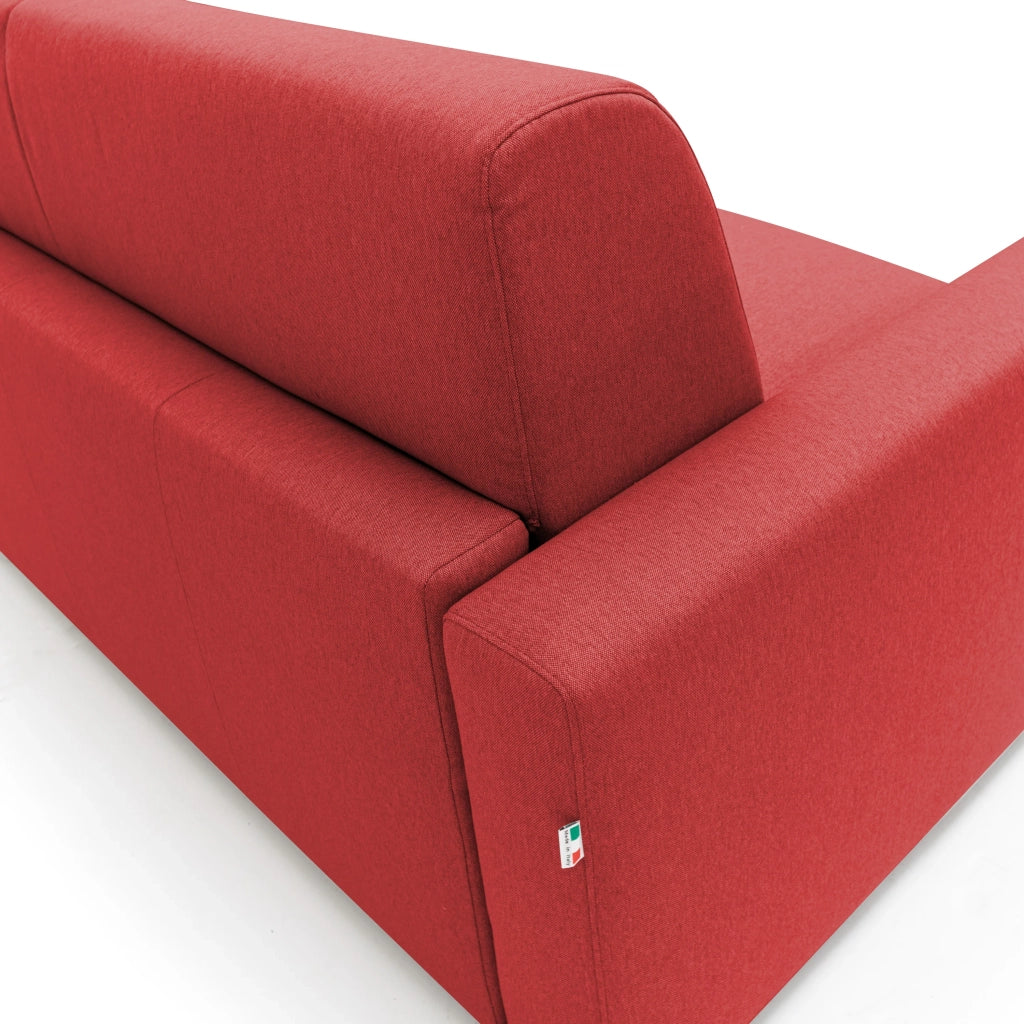 Kansas Divano letto matrimoniale H20 impermeabile 212 cm  rosso