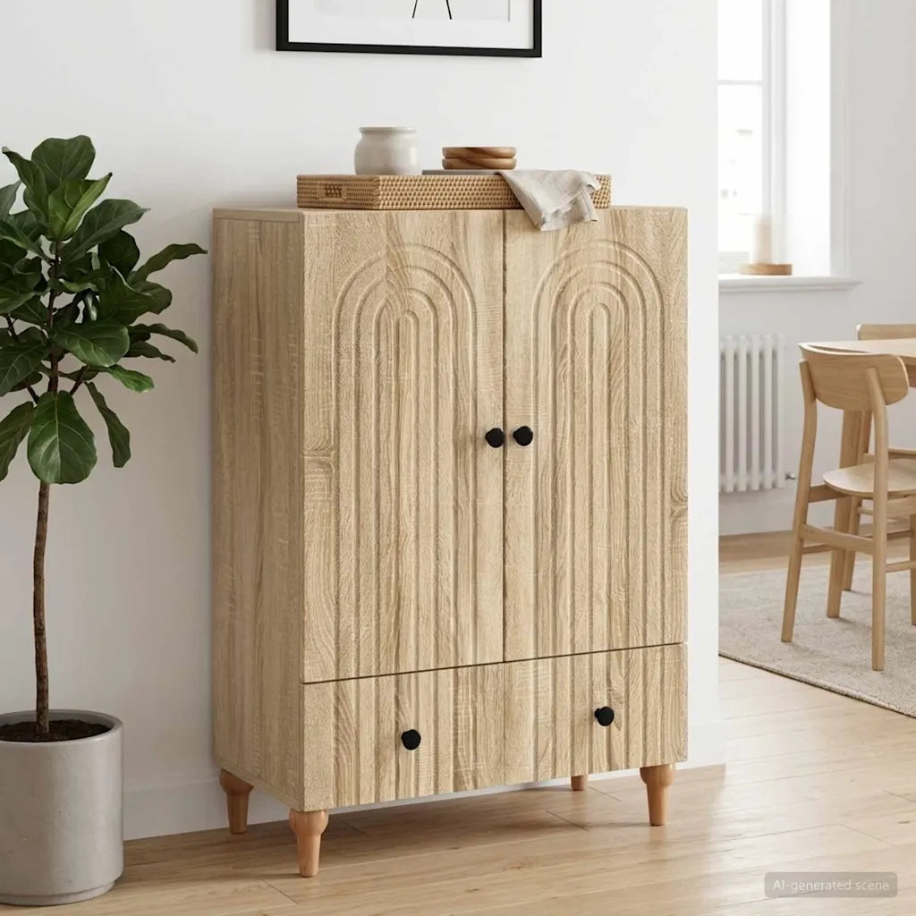 Credenza Rovere Sonoma 66 x 34,5 x 95 cm Legno ingegnerizzato 894207