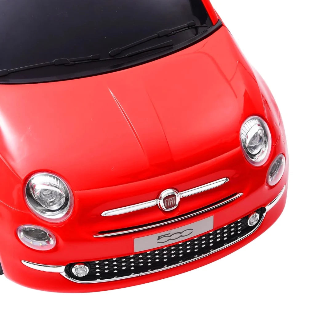Fiat 500 rossa auto elettrica per bambini 02_0005272