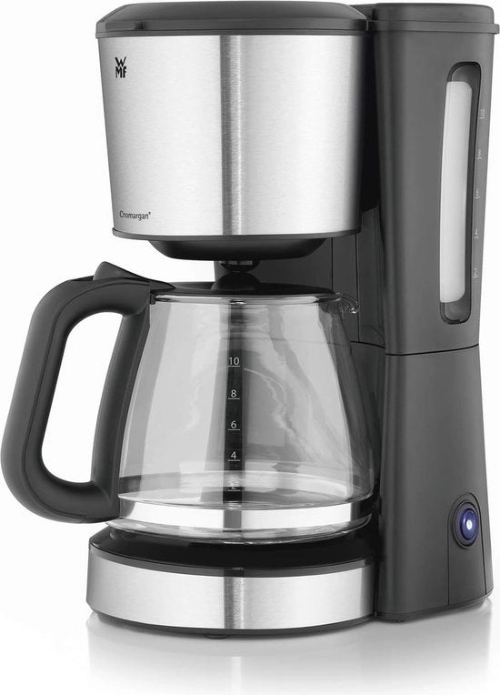 Filtro caffè automatico con vaschetta in vetro - 10 tazze, spegnimento automatico, piatto di riscaldamento