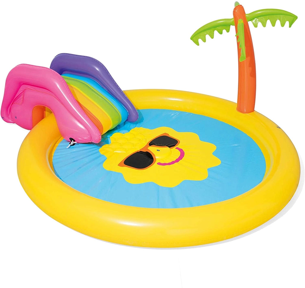 PISCINA GONFIABILE BAMBINI ISOLA DEL SOLE 237 X 201 X 104 CM