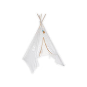 MOHOME Tenda Bambini Cameretta Beige Casa Giochi Casetta Capanna Motivo Indiani Ragazzi Ragazze Interni Esterni Borsa Trasportabile Cameretta Stanza Giochi