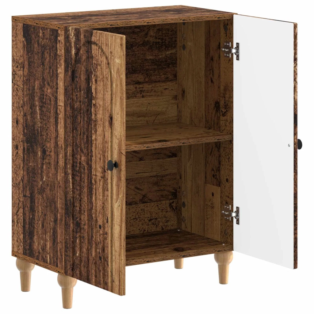 Mobiletto da Bagno ALKMAAR Legno antico 59,5 x 31 x 80 cm 896183