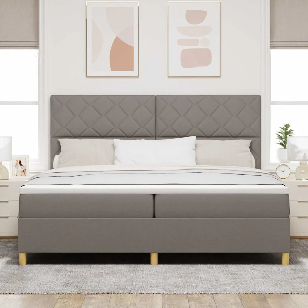 Letto a molle con materasso Talpa 200 x 200 cm Tessuto 3339725