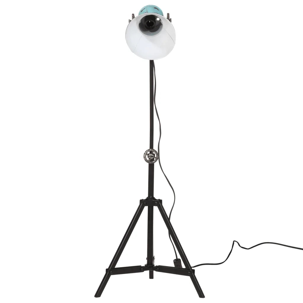 Lampada da Terra 25 W Blu Anticato 35x35x65/95 cm E27 CFW4693451