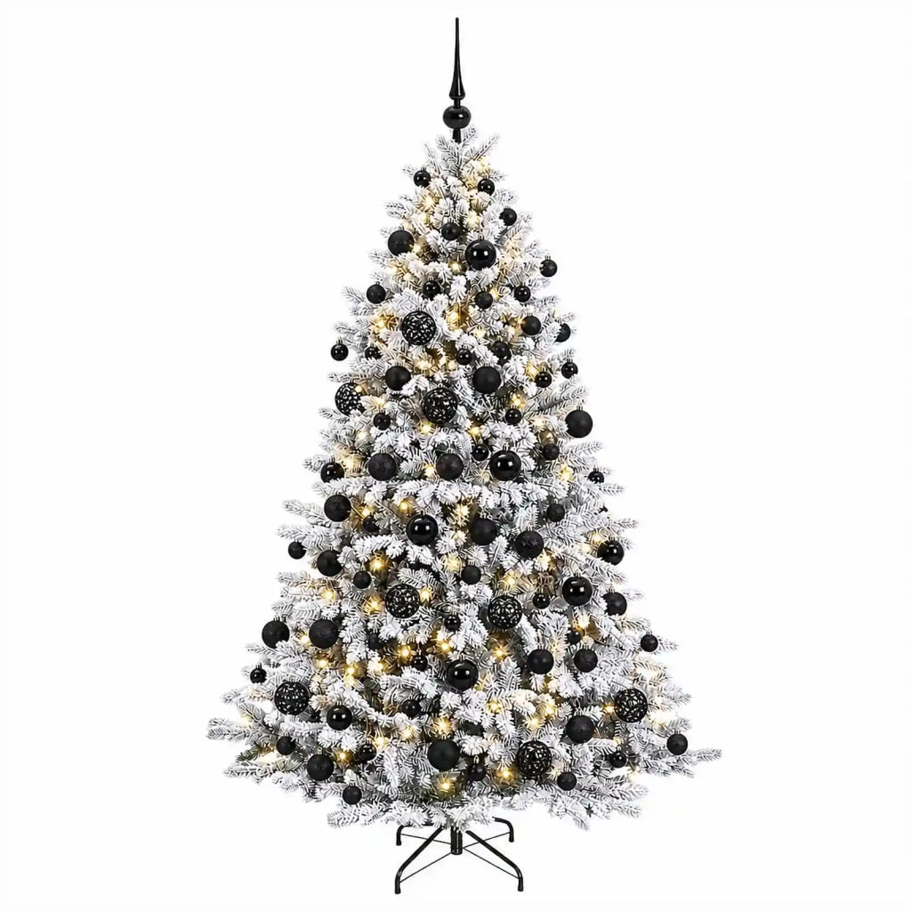 Albero di Natale Artificiale con Palline 210 cm 300 LED 3466413