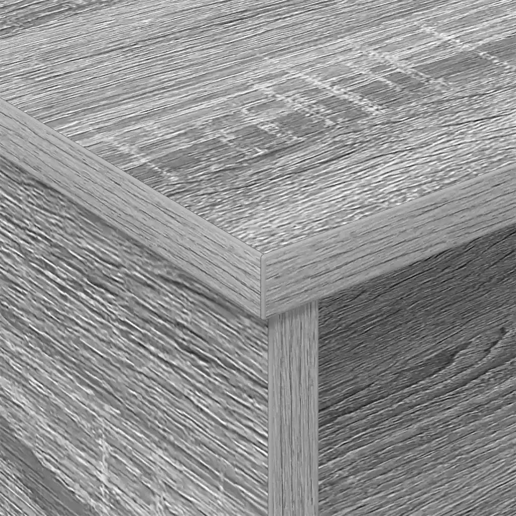 Comodino Grigio Sonoma 40 x 31 x 15 cm Legno ingegnerizzato 891114