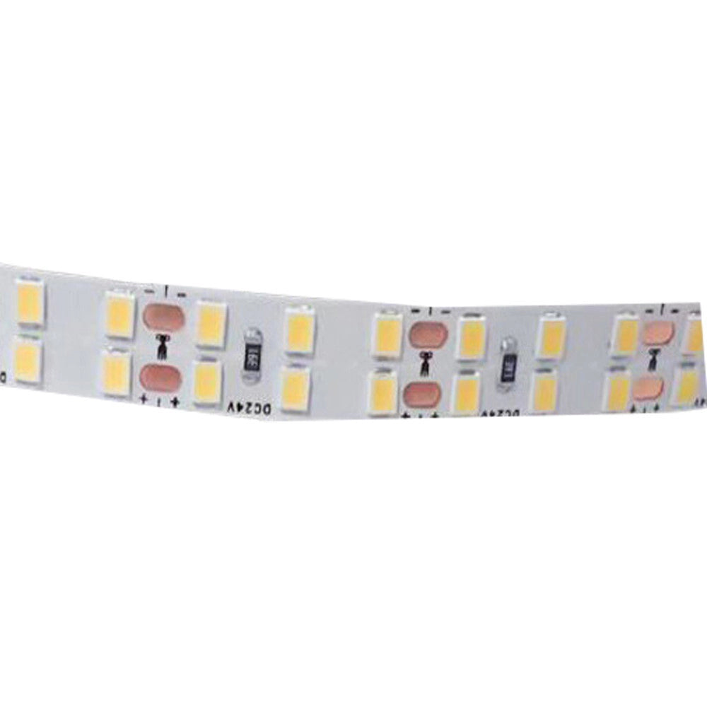 Trade Shop - Striscia Strip Led 2835 24v 5 Metri 80 Watt Luce Fredda Calda Naturale 24v-240-5 - -bianco Freddo      -