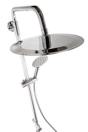 Colonna doccia idromassaggio, tonda completa