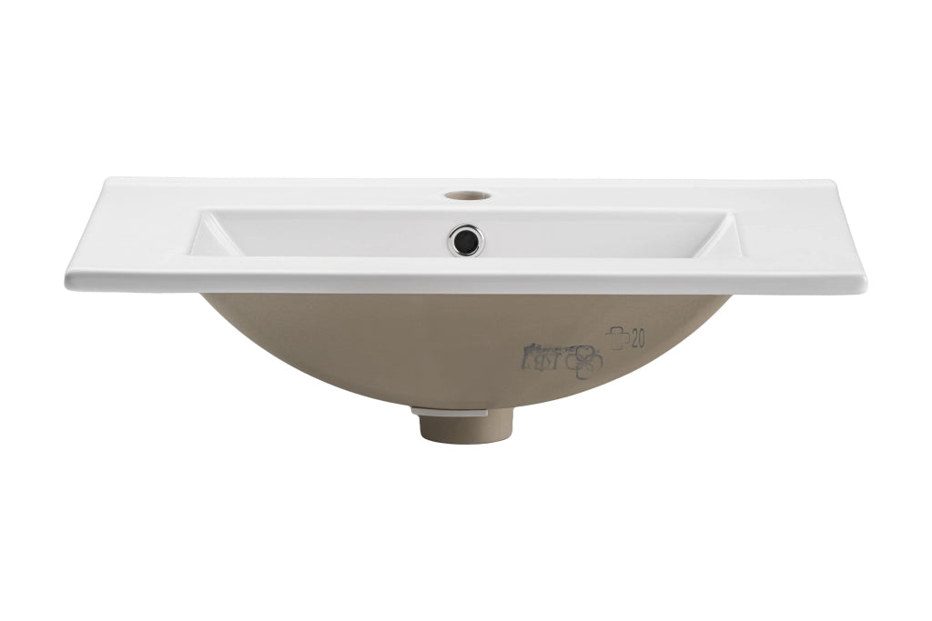 Lavabo per mobile a una vasca 60 cm Lavabi per mobile 62 x 17 x 40 cm