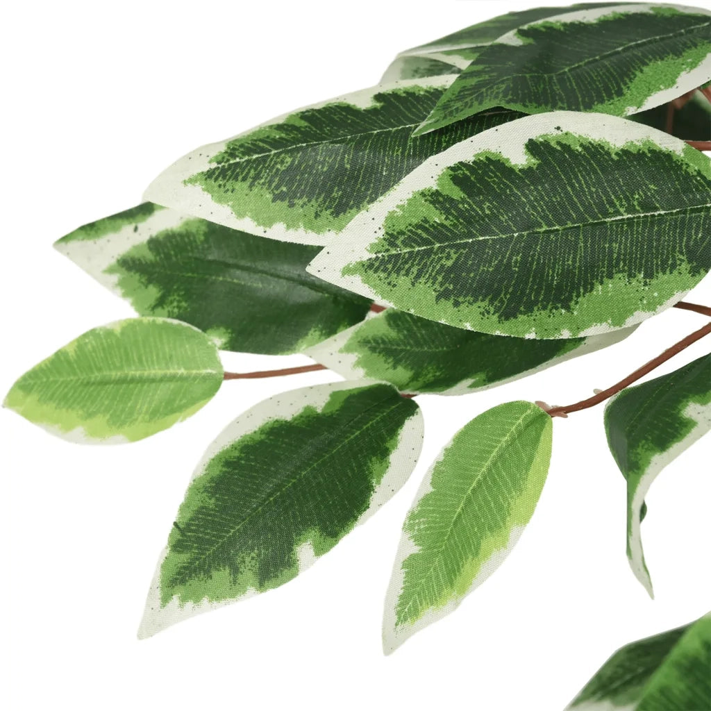 Albero di Ficus Artificiale 378 Foglie 80 cm Verde 359025