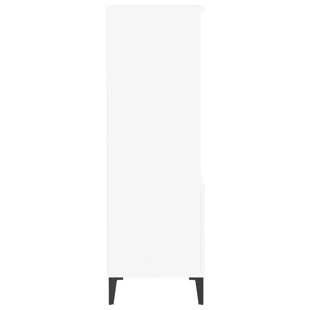 Credenza Bianco 40x36x110 cm in Legno Multistrato 821244