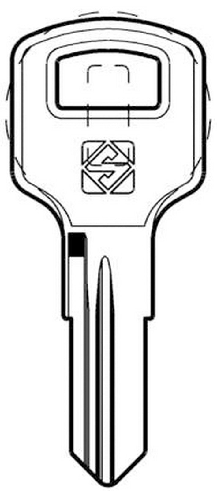 chiavi silca art. zd26r olc gr.9/2 cod:ferx.43924