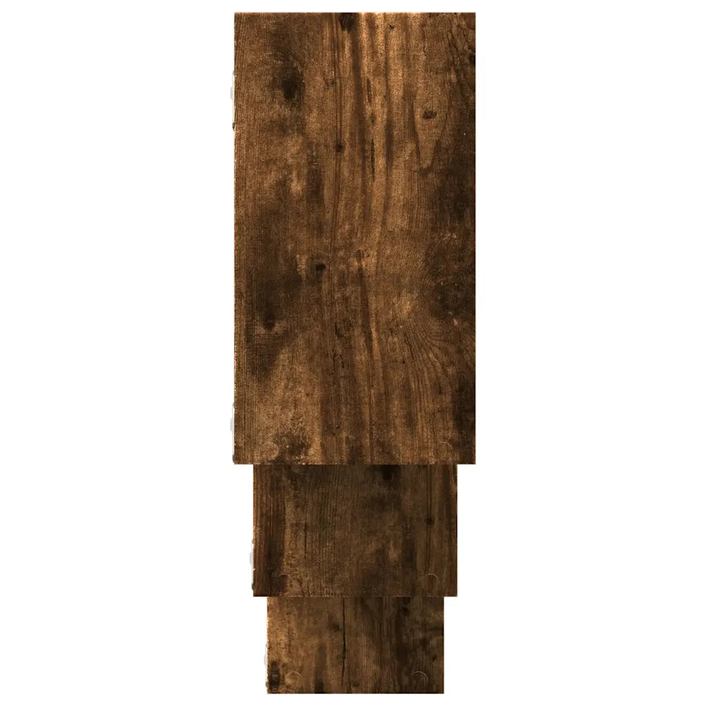 Mensola a Muro | Mensola a parete Rovere Fumo 159x18x66 cm in Truciolato