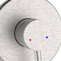 Miscelatore incasso doccia in acciaio spazzolato - Serie Antea