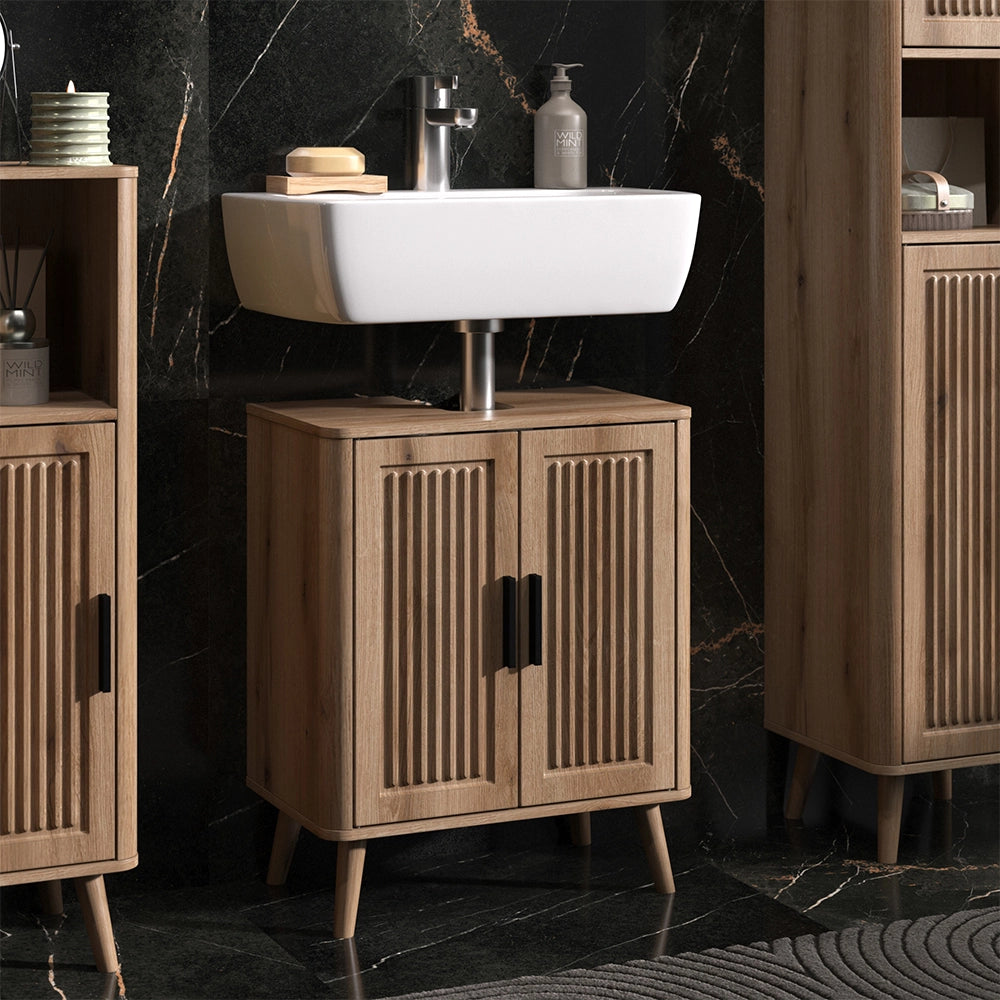 Mobile sottolavabo Skara Rovere 48 x 60 cm Vicco