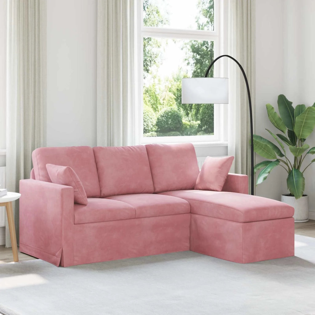 Divano Rosa 178 x 134 x 80 cm Velluto 42024453