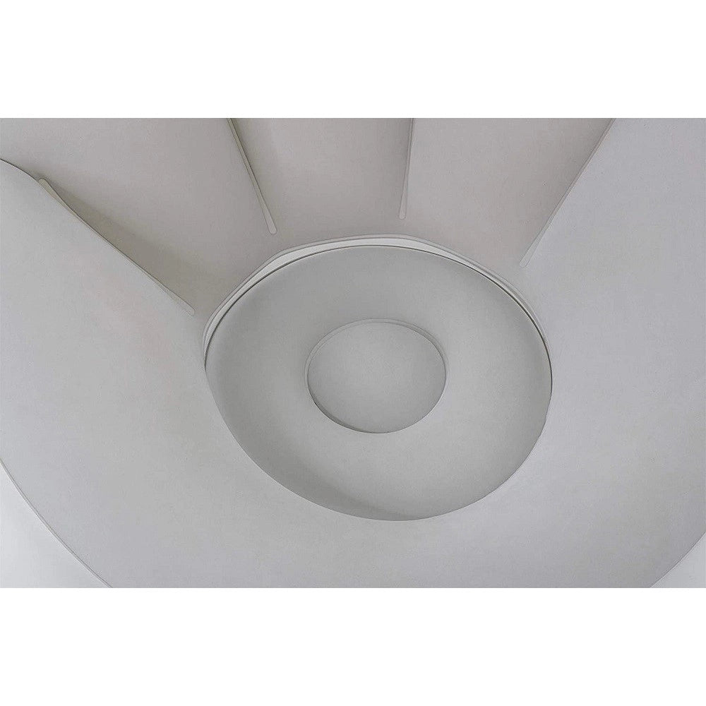 Trade Shop - Pouf Gonfiabile Rotondo Con Luce Led Integrata 102 X 97 X 71 Cm Multicolor 75086 -