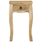 Comodino 28x28x46 cm in Legno Massello di Mango 321707