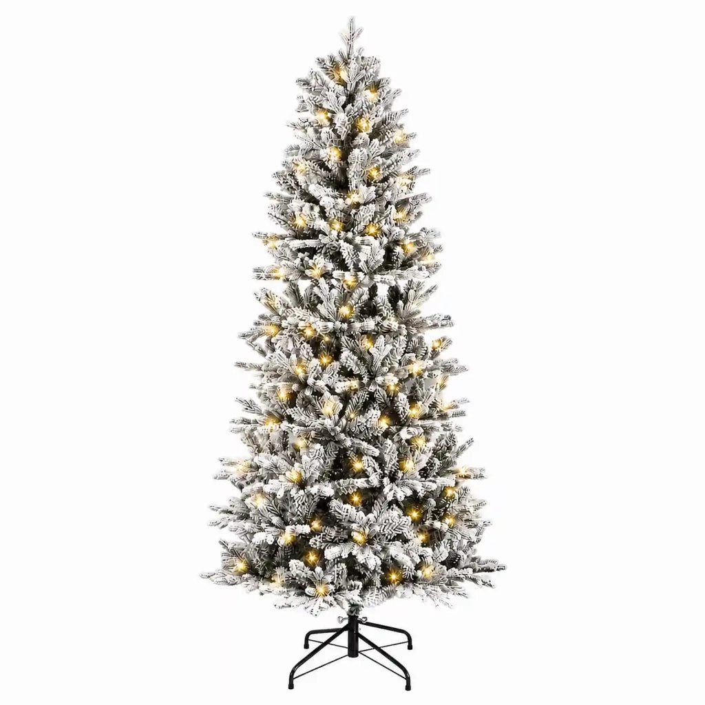 Albero di Natale Artificiale con Rami Pieghevoli 240 cm 300 LED 3466245
