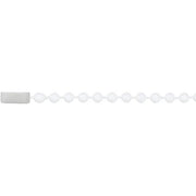 CATENA A PERLINE + CHIUSURA SELF - BIANCA D.MM 4,5 MT 2 CF=PZ 3- 5 confezioni