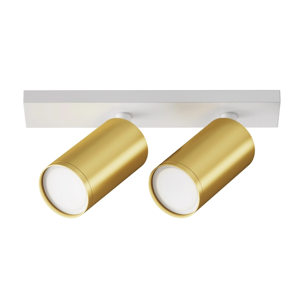 Plafoniera Maytoni Focus S 2xGU10 dimmerabile bianco-oro