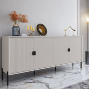 Madia Arpina, Credenza Cassetti, 203x49x83h cm Beige