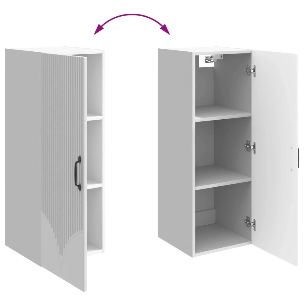 Mobiletto a muro 33 x 34,5 x 90 cm Legno ingegnerizzato 898929