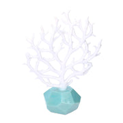 Corallo resina mare bianco cm 25x10h31,5