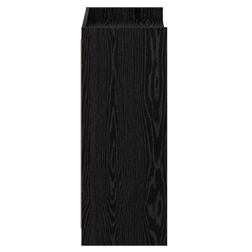 Mobile per scarpe con porta Rovere Nero 73,5 x 36 x 92 cm 8011308