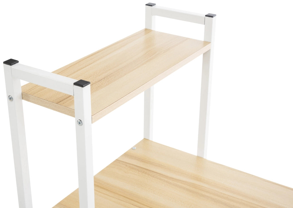 Scrittoio Poe design industriale Acero