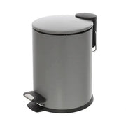PATTUMIERA COVER 3L D.18XH25CM ACCIAIO GRIGIO