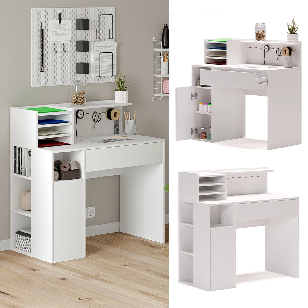 Vicco Scrivania Bianco 100 x 50 cm