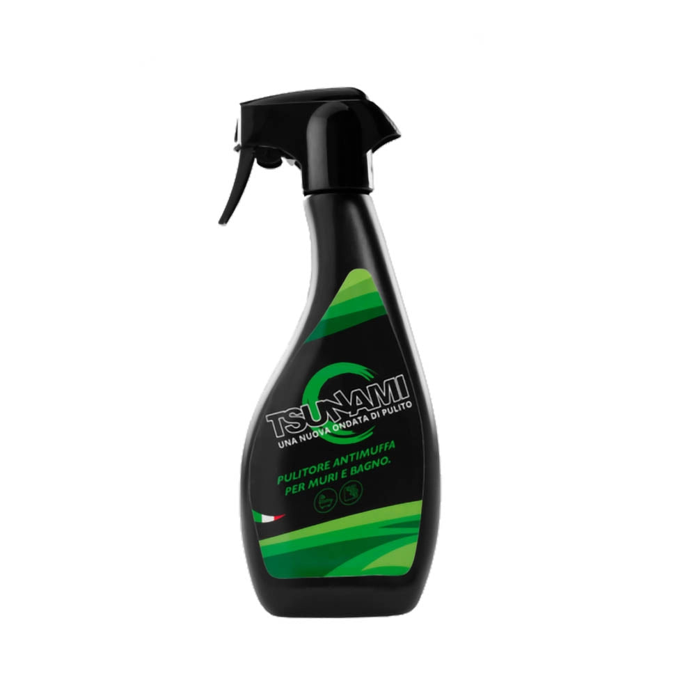 Pulitore detergente antimuffa professionale bagno muri docce pareti Tsunami spray 500 ml. casa ufficio negozio