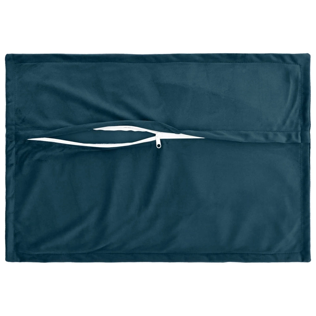 Cuscino con cuscino HOUTEN 6 pz Blu Velluto 933223