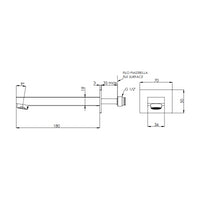Bocca incasso serie qubika