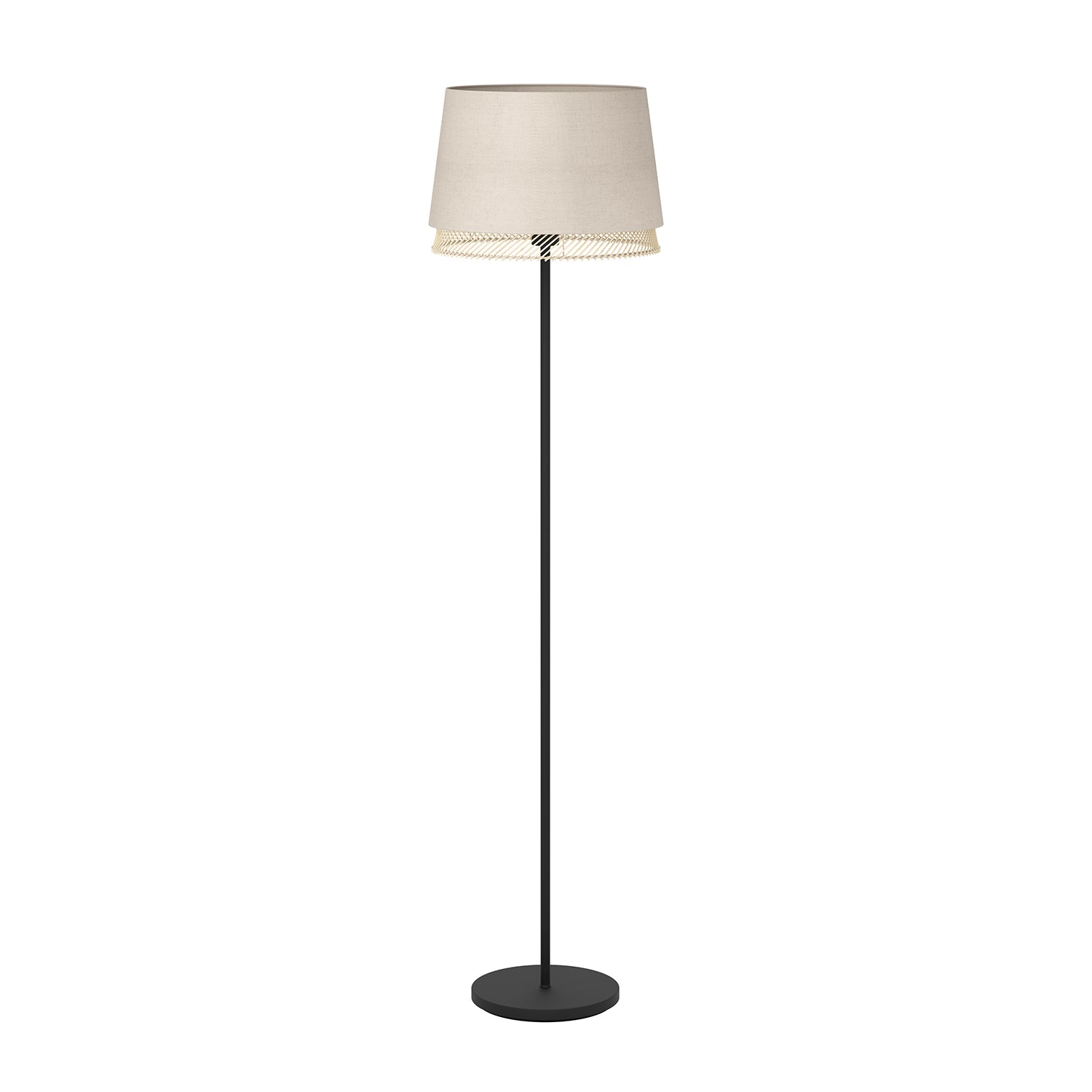 Piantana Vintage Tabley Acciaio Nero 1 Luce E27