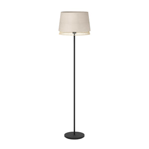 Piantana Vintage Tabley Acciaio Nero 1 Luce E27