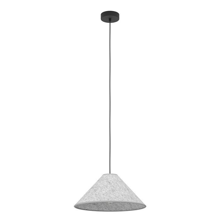 Lampadario A Sospensione Vintage Alsager Acciaio Nero Grigio 1 Luce E27