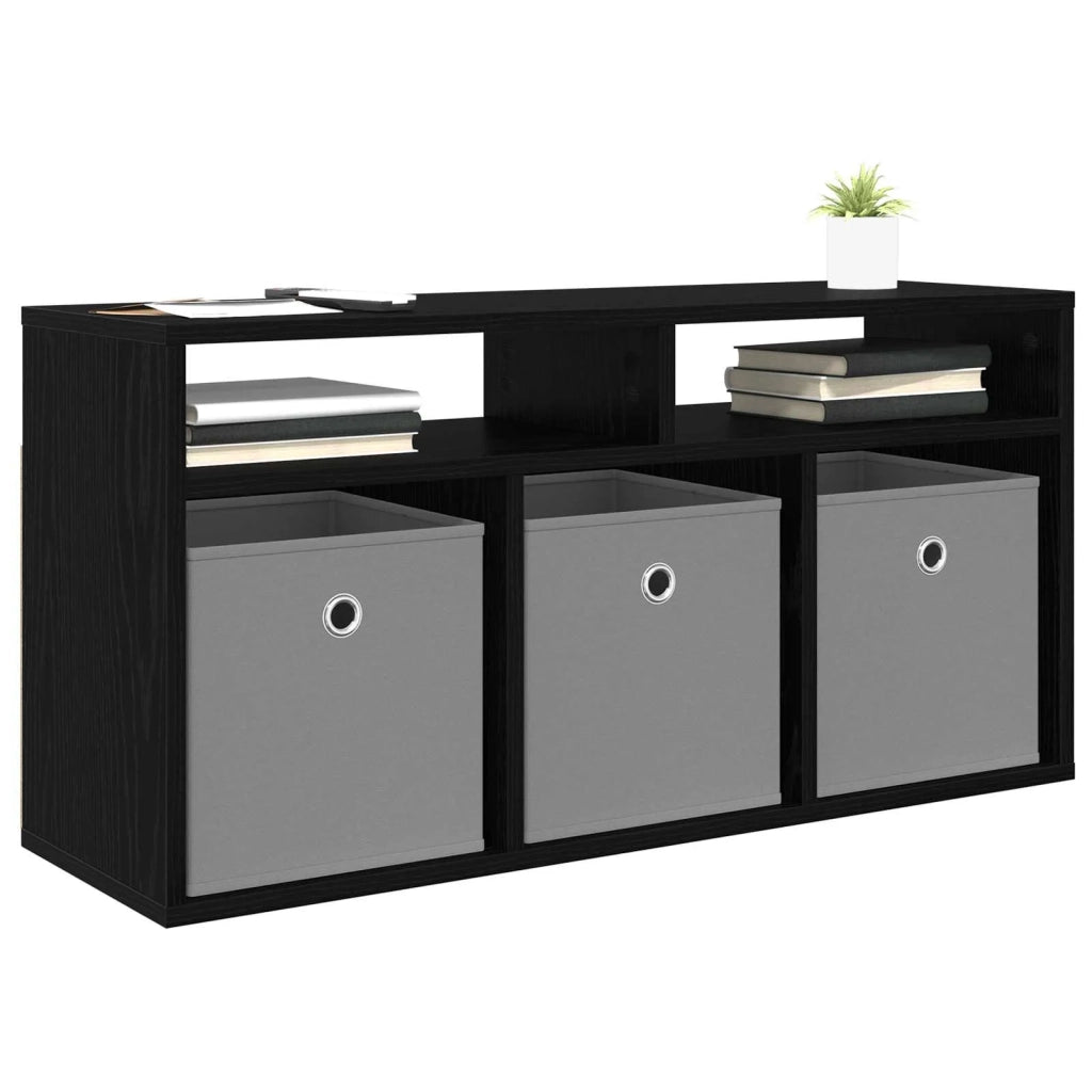 Lowboard con cassetto Rovere Nero 87 x 27,5 x 43 cm CFW5152364