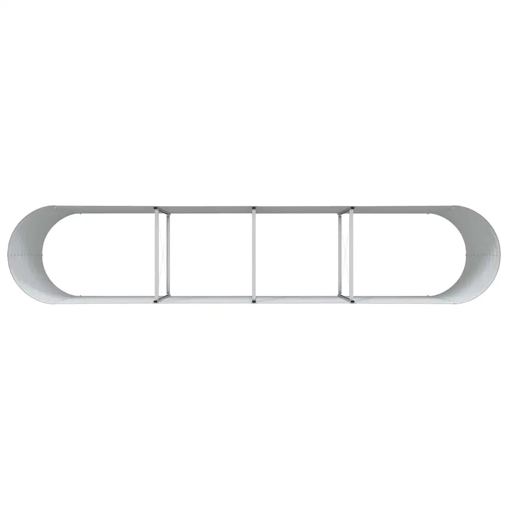 Letto Rialzato Marrone 400 x 80 x 81 cm Acciaio