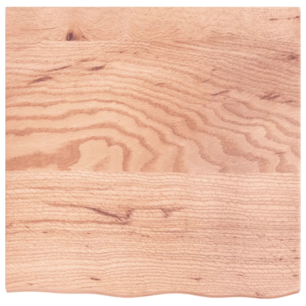 Piano Bagno Marrone Chiaro 60x60x2 cm Legno Massello Trattato 3156110