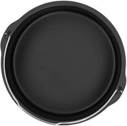Cuscinetto per torta a forma rotonda 20 cm - Fornello a forma rotonda - Acciaio inossidabile di alta qualità - Smalto antiscivolo - Multifunzionale - Maniglia per comodità