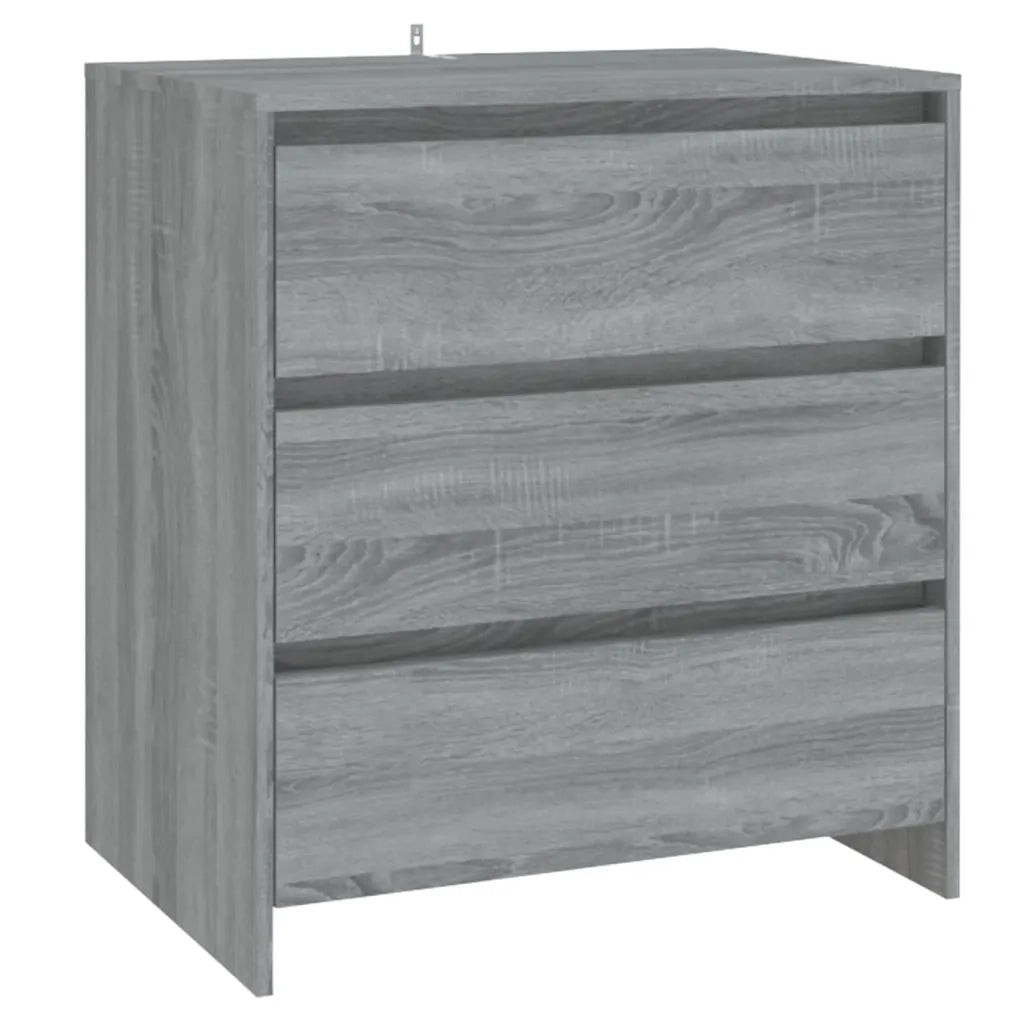 Credenze 2 pz Grigio Sonoma in Legno Multistrato cod mxl 6933