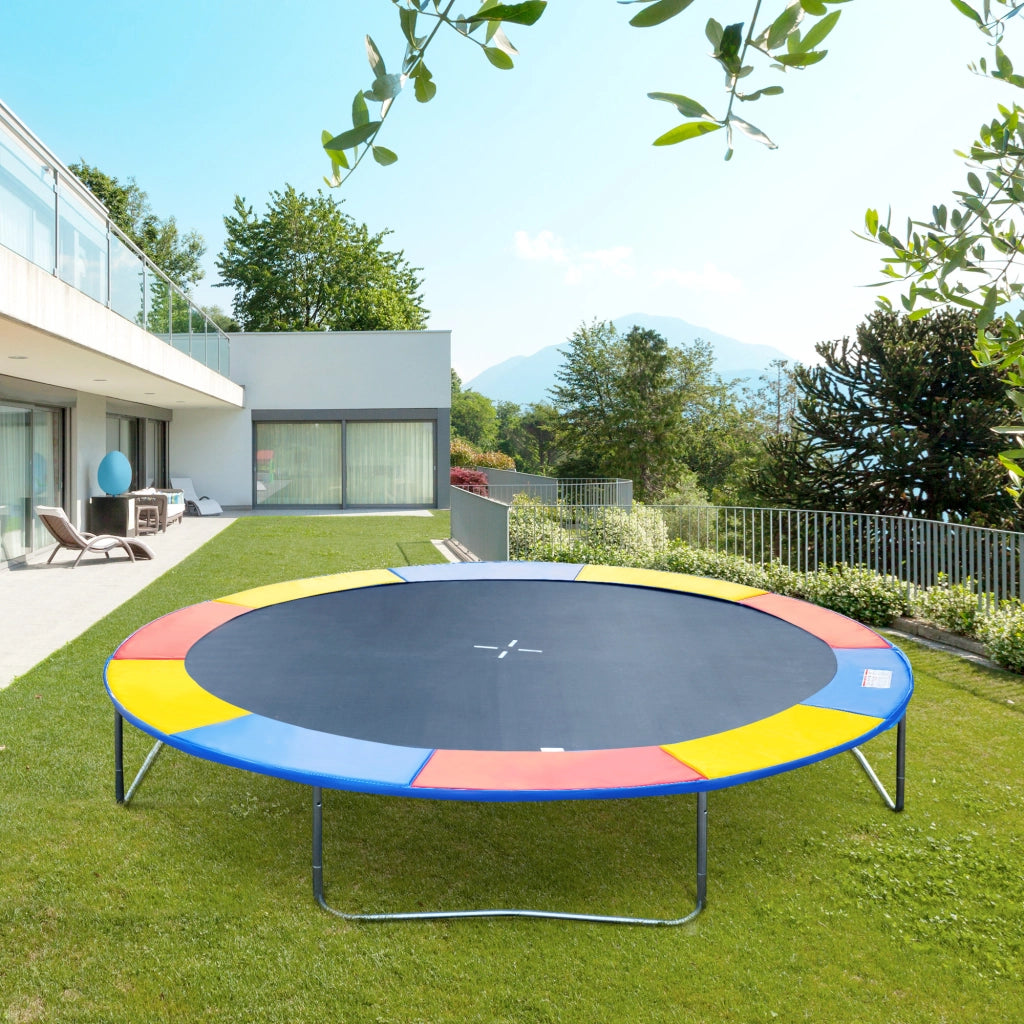 Copertura per Tappeto Elastico ¨C Zephmum ¨C Plastica Multicolore ?244cm