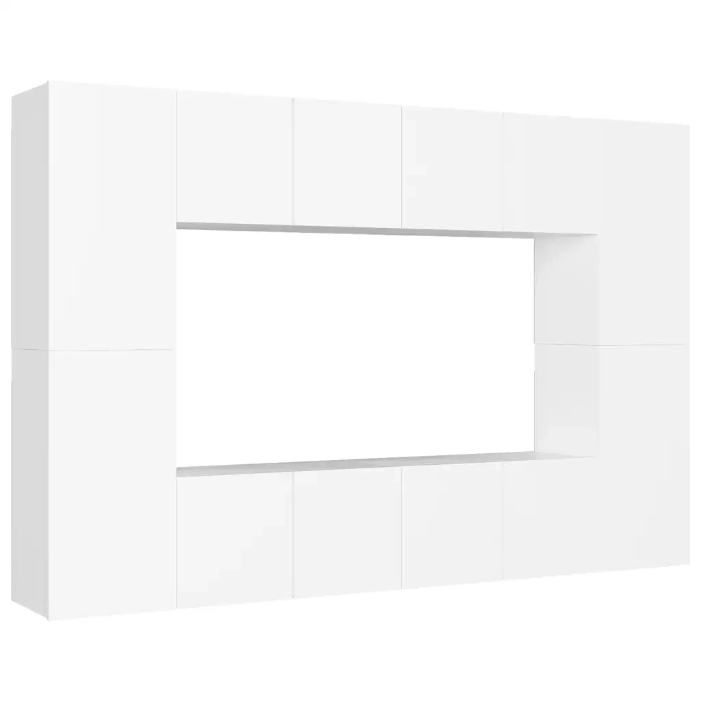 Set Mobile TV 8 pz Bianco in Truciolato cod mxl 33892